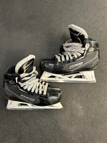 Junior Bauer Supreme S27 Hockey Goalie Skates | Size 3