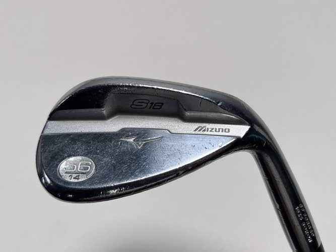Mizuno S18 White Satin Sand Wedge SW 56* 14 Bounce DG S300 Stiff Steel Mens RH
