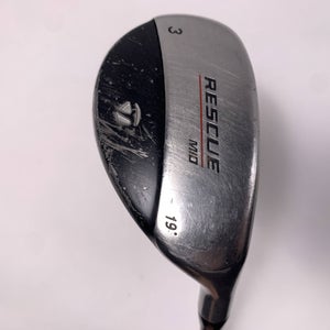 TaylorMade Rescue Mid 3 Hybrid 19* 65g Senior Graphite Mens RH