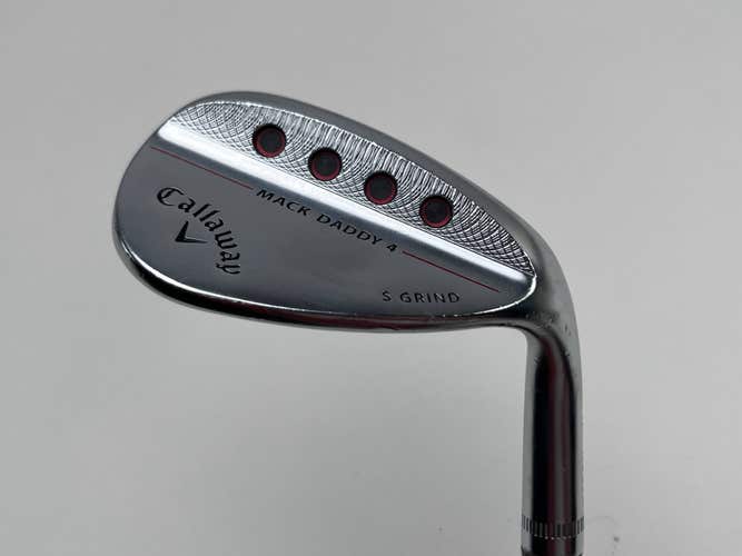 Callaway Mack Daddy 4 Chrome Sand Wedge SW 56* 10S SteelFiber i80 Reg RH -1''