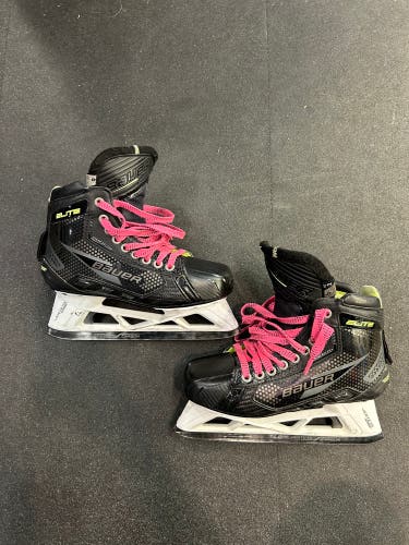 Intermediate Bauer Elite Hockey Goalie Skates | Size 6, Fit 2