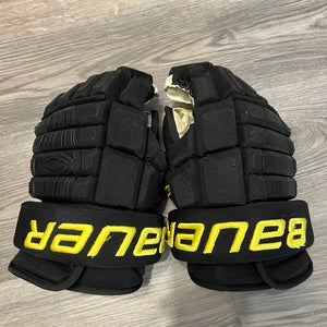 Bauer 4-Roll Pro Gloves 14" Pro Stock (Used)