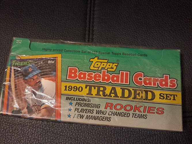1990 Topps Baseball Cards TRADED Set