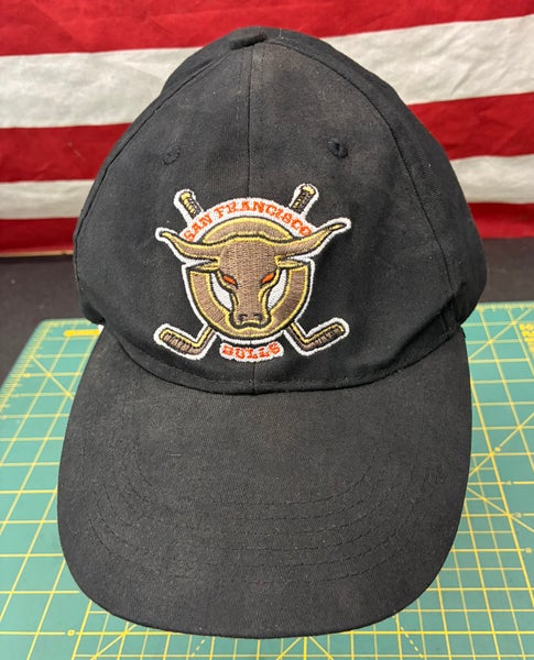SF BULLS ECHL Strapback hat 2014 vintage San Francisco bulls