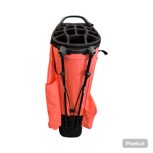 Used Taylormade FLEXTECH CROSSOVER Mens Stand Bag Coral 10299-C000310157