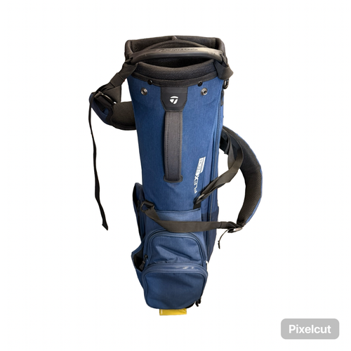 Used Taylormade FLEX TECH CROSSOVER Mens Stand Bag Navy Blue 10299-S000311419