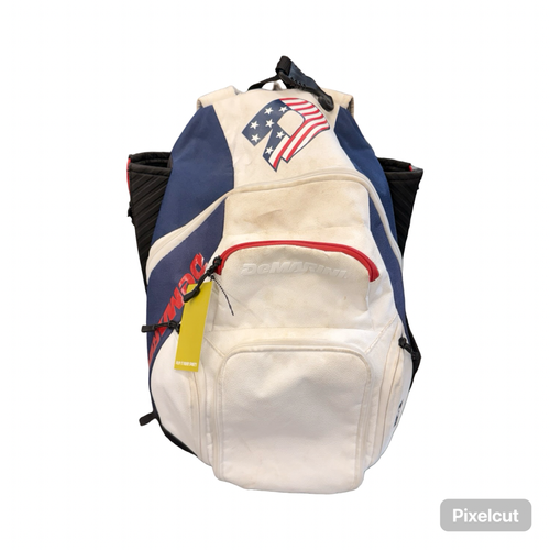 Used Demarini BACKPACK BB/SB Player Backpack White 10299-S000312101