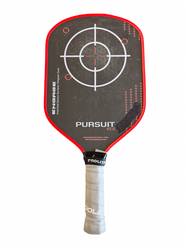Used Engage PURSUIT V2.0 Pickleball Racquet Red 10299-S000309798