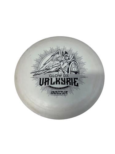 Used Innova VALKYRIE GLOW DX Disc Golf Driver White 11835-S000210222