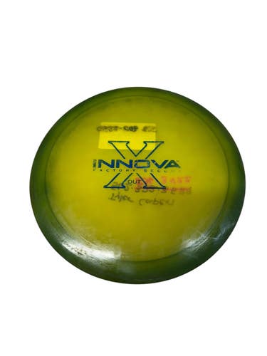 Used Innova F2 X OUT Disc Golf Driver Green 11835-S000210220