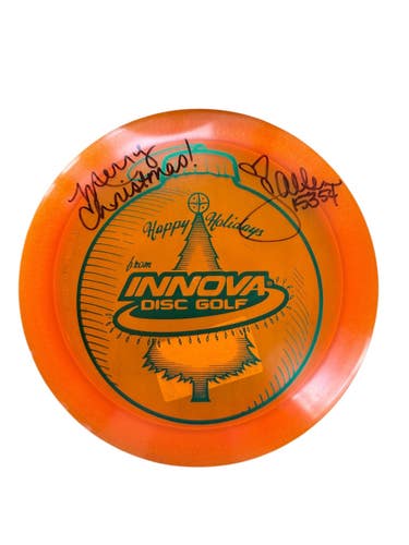 Used Innova HAPPY HOLIDAYS INNOVA DISC Disc Golf Driver Orange 11835-S000210210