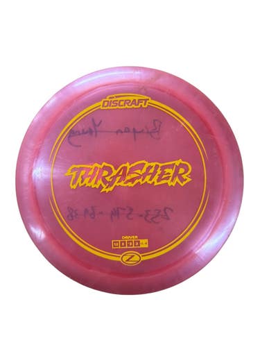 Used Discraft Z THRASHER Disc Golf Driver Pink 11835-S000210294
