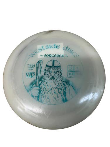 Used Westside VIP SORCERER Disc Golf Driver White 174g 11835-S000210342