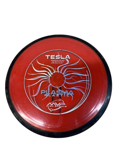 Used MVP PLASMA TESLA Disc Golf Driver Red 11835-S000210361
