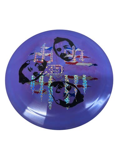 Used Discraft MISPRINT VULTURE BATTLE PACK Disc Golf Driver Purple 168g 11835-S000210313