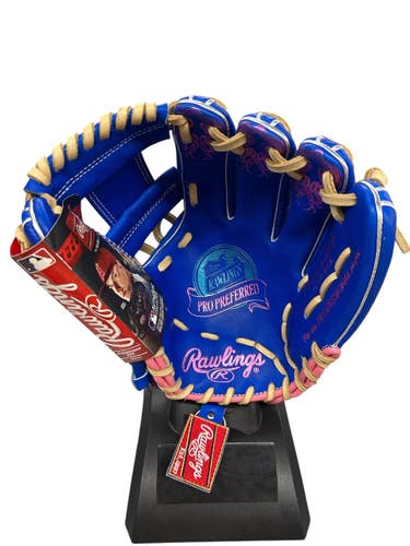 Used Rawlings PROS314-2RCP BB/SB Glove RH Throw Royal Blue 11 1/2" 11835-S000210398