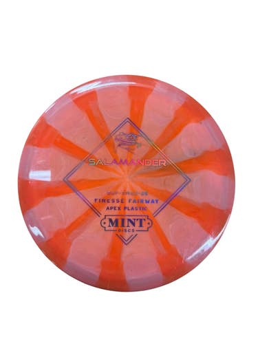 Used Mint APEX SALAMANDER Disc Golf Driver Orange 174g 11835-S000210291