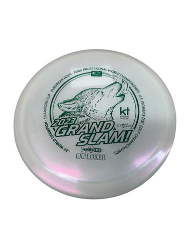 Used Latitude 64 OPTO ICE EXPLORER 2023 GRAND SLAM Disc Golf Driver White 173g 11835-S000210314