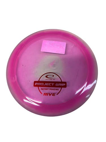 Used Latitude 64 PROJECT GRIP RIVE Disc Golf Driver Pink 169g 11835-S000210360