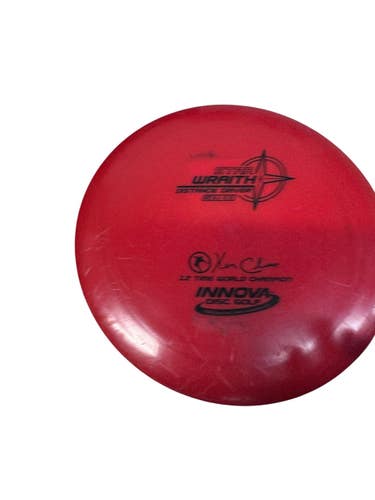 Used Innova STAR WRAITH CLIMO 12X Disc Golf Driver Red 11835-S000210362