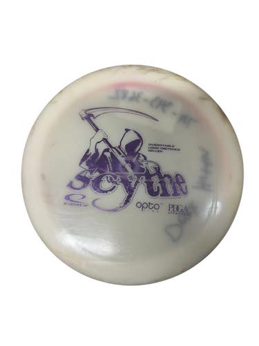 Used Latitude 64 OPTO SCYTHE Disc Golf Driver White 172g 11835-S000210327