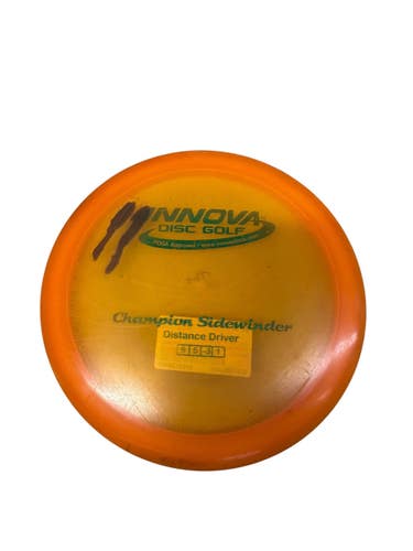 Used Innova CHAMPION SIDEWINDER Disc Golf Driver Orange 173g 11835-S000210349