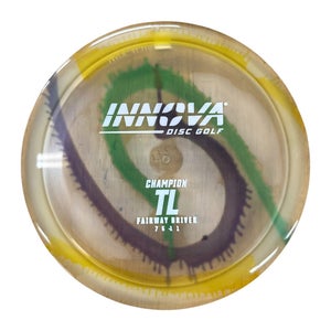 Used Innova CHAMPION TL TYE DYE Disc Golf Driver Yellow 172g 11835-S000210050