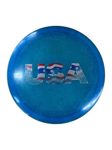 Used Latitude 64 USA EXPLORER Disc Golf Driver Royal Blue 176g 11835-S000210072