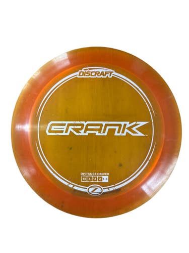 Used Discraft Z CRANK Disc Golf Driver Orange 11835-S000210099