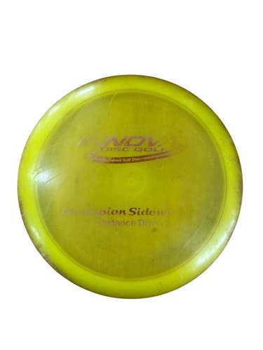 Used Innova CHAMPION SIDEWINDER PFN Disc Golf Driver Yellow 175g 11835-S000210102