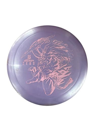 Used Discraft BIG Z ZEUS Disc Golf Driver Purple 11835-S000210088