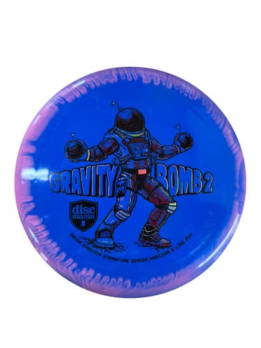 Used Discmania GRAVITY BOMB PD2 Disc Golf Driver Royal Blue 174g 11835-S000210104