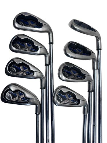 Used Callaway X18 PRO Mens Iron Set RH 3I-SW 11835-S000210115