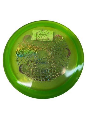 Used Discmania THOUGHTSPACE COLLAB FD Disc Golf Driver Neon Green 173g 11835-S000210162