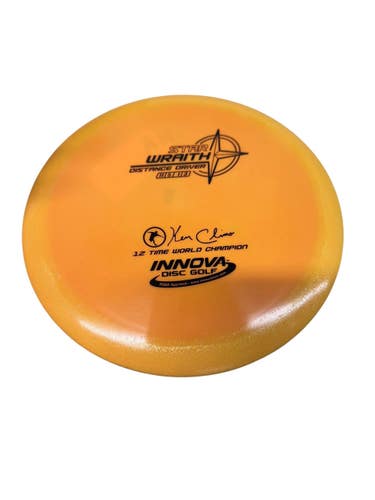 Used Innova STAR WRAITH CLIMO 12X Disc Golf Driver Gold 162g 11835-S000210179