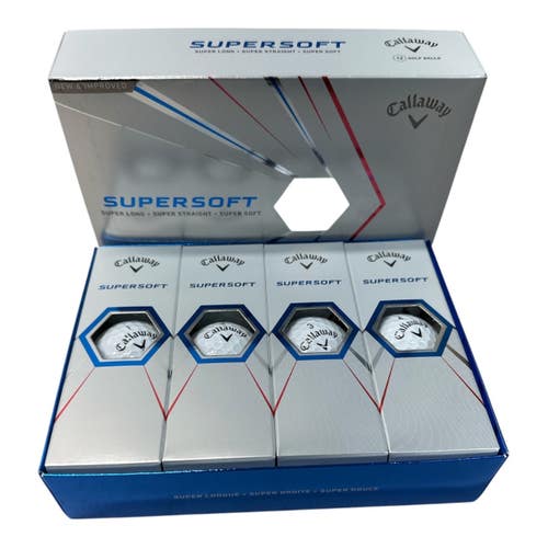 Used Callaway SUPER SOFT 12 Pack - Golf Balls White 11835-S000210575