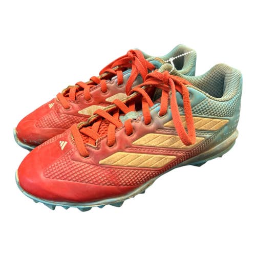 Used Adidas ADIZERO IMPACT BB/SB Cleats Red Junior 04 11450-S000525404