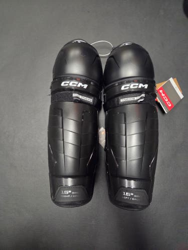 New Senior 15" CCM Tacks XR Shin Pads