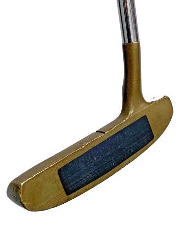 Knight Golf Duo Tech DT2-8 Insert Brass Blade Putter RH Steel 35" Good Wrap Grip