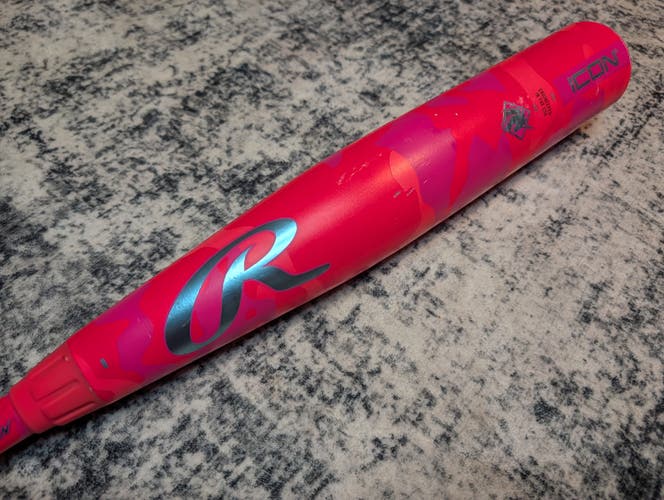2025 Rawlings Icon Electric Unicorn USSSA Certified Bat (-5) 26 oz 31" (Used)
