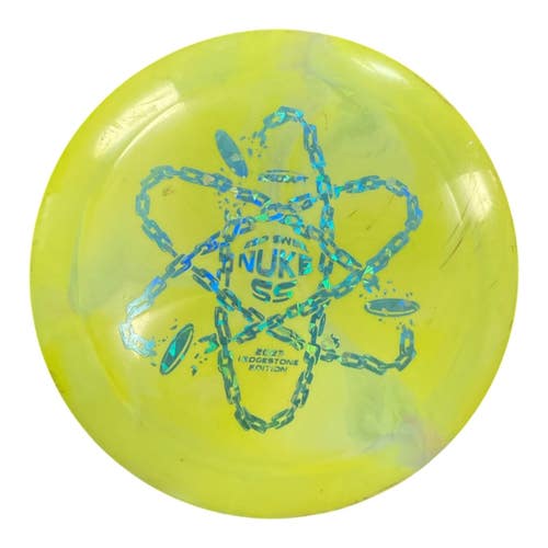 Used Discraft ESP SWIRL NUKE SS Disc Golf Driver Green 176g 11450-S000524819