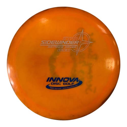 Used Innova STAR SIDEWINDER Disc Golf Driver Orange 170g 11450-S000524848