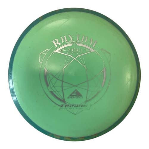 Used Axiom FISSION RHYTHM Disc Golf Driver Green 172g 11450-S000524844