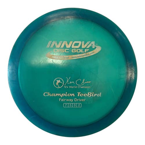 Used Innova CHAMP TEEBIRD Disc Golf Driver Teal 170g 11450-S000524869