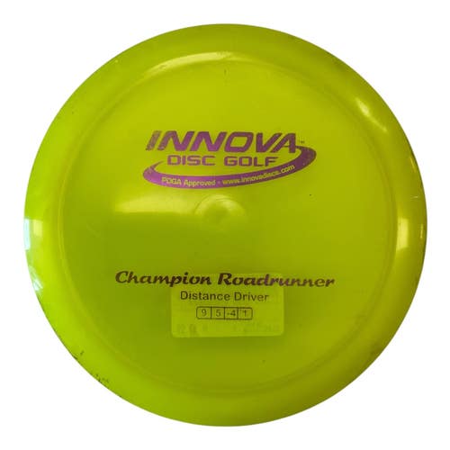 Used Innova CHAMP ROADRUNNER Disc Golf Driver Optic Yellow 170g 11450-S000524881