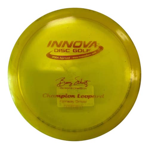 Used Innova CHAMP LEOPARD Disc Golf Driver Yellow 173g 11450-S000524883