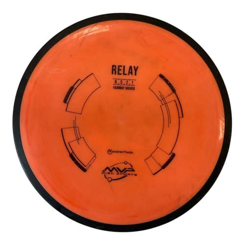 Used MVP NEUTRON RELAY Disc Golf Driver Orange 174g 11450-S000524905