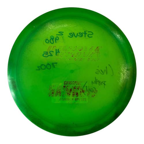 Used Innova CHAMP HAWKEYE Disc Golf Driver Green 175g 11450-S000524908