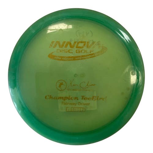 Used Innova CHAMP TEEBIRD Disc Golf Driver Teal 170g 11450-S000524919