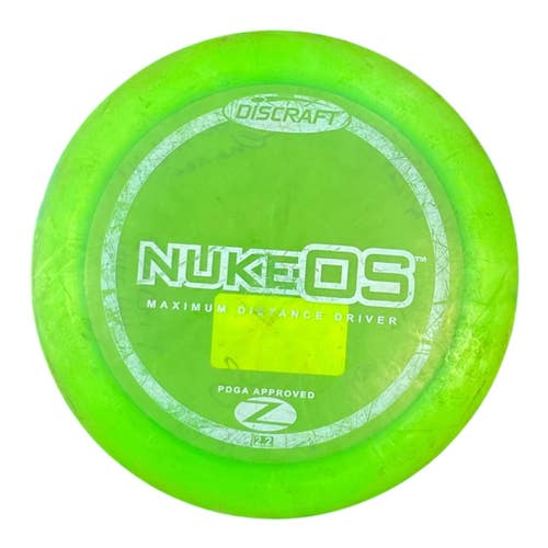 Used Discraft NUKE OS Disc Golf Driver Green 176g 11450-S000524926